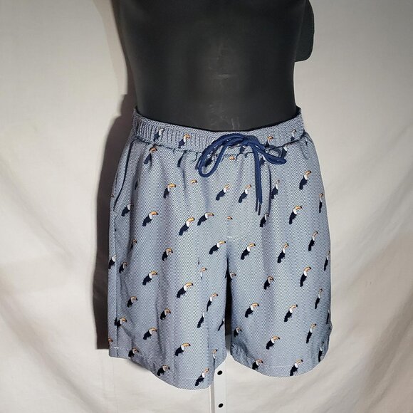 Mosmann Blue Toucan Wear/Under Swim Shorts  size M​ - Picture 1 of 16